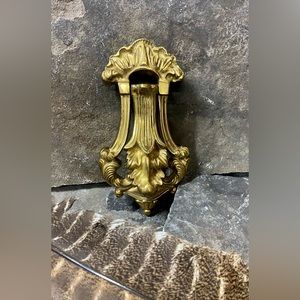 Antique Filigree Brass Knocker